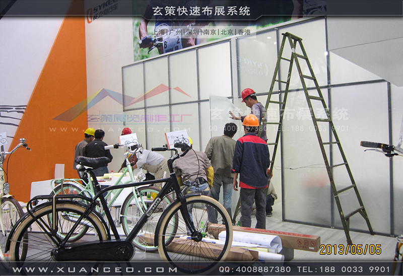 賽克展台搭展-自行車展展台搭展-上海91免费看片视频展覽工廠04