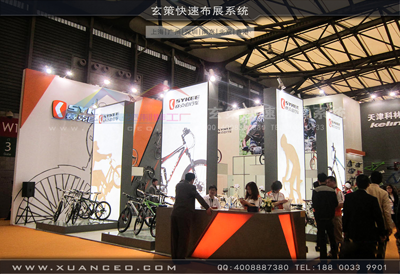 賽克展台搭展-自行車展展台搭展-上海91免费看片视频展覽工廠07